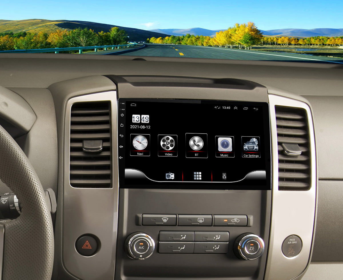 For Nissan Frontier 2009-2012 Radio upgrade,9-inch QLED 8-Core CPU,touch screen Stereo,Wireless CarPlay & Android Auto,keep OEM Controls