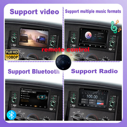 For Volvo VNL 2004-2016 Radio Upgrade, 5-Inch Touch Screen Stereo, Wireless CarPlay, Free Camera