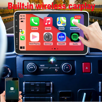 For Volvo VNL 2004-2016 Radio Upgrade, 10.1-Inch Android Touch Screen Stereo Replacement, Wireless CarPlay, Free Camera