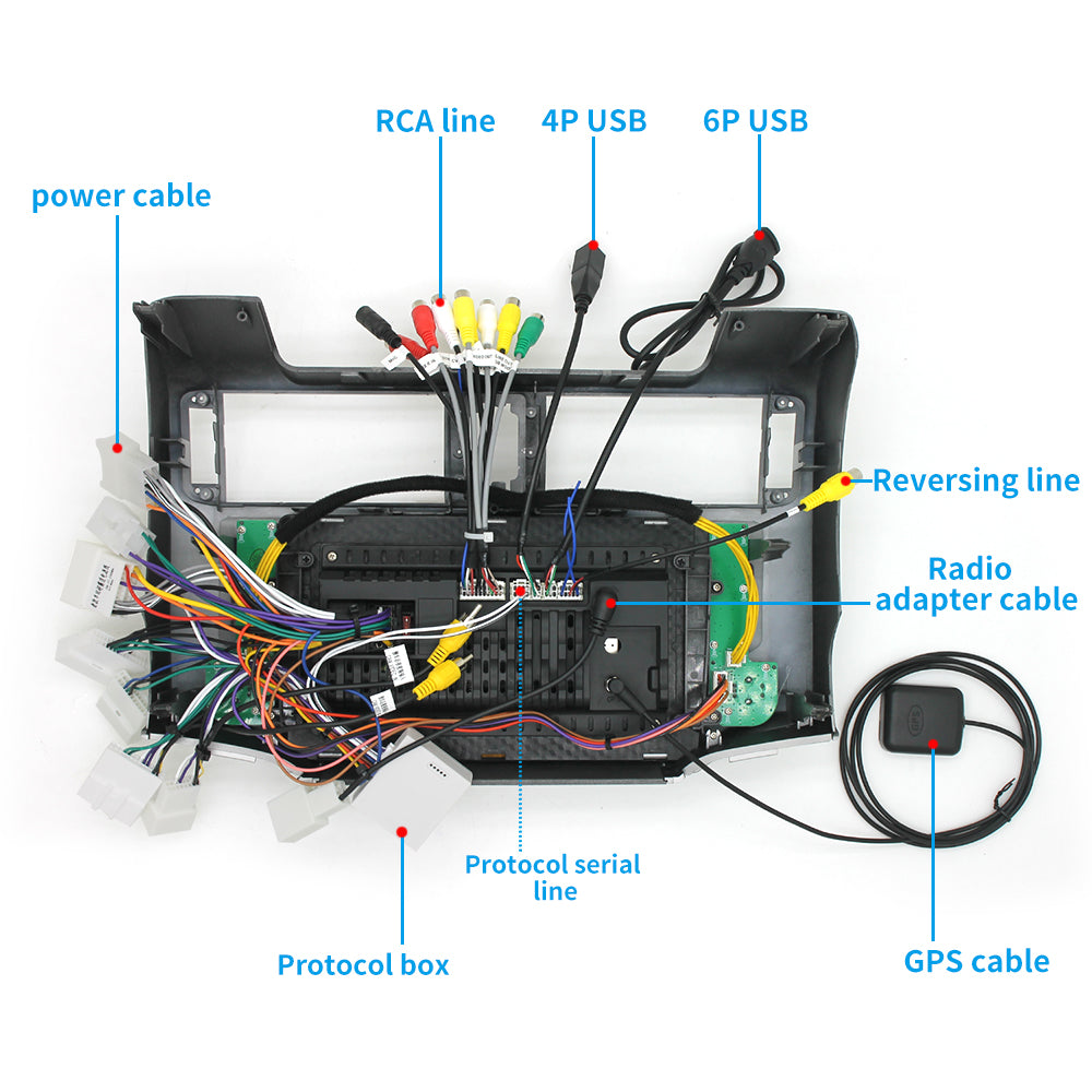 for Toyota 4Runner 2020-2023 Radio upgrade,9-inch QLED  8-Core CPU,touch screen Stereo,Wireless CarPlay & Android Auto,keep OEM Controls