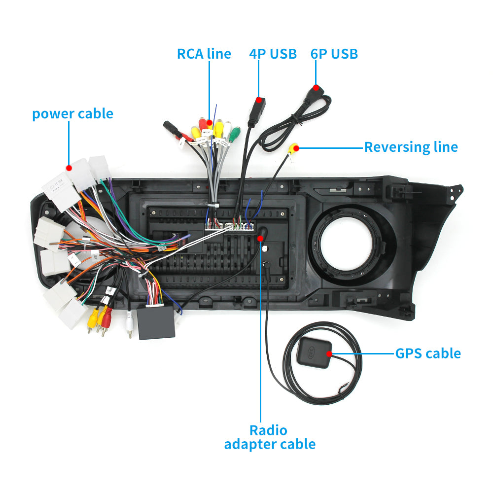 2016 2017 2018 2019 2020 2021 2022 2023 Toyota Tacoma Upgrade Stereo Headunit Apple Carplay Android Auto Pantalla Estéreo