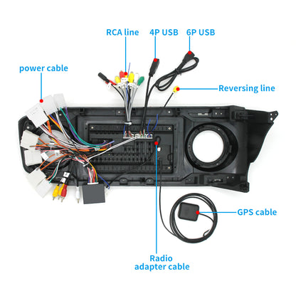 2016 2017 2018 2019 2020 2021 2022 2023 Toyota Tacoma Upgrade Stereo Headunit Apple Carplay Android Auto Pantalla Estéreo