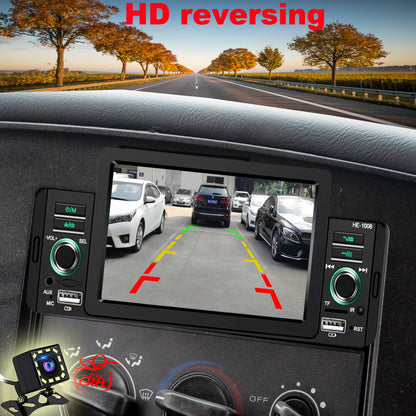For Freightliner Cascadia 2004-2021 Radio Upgrade, 5-Inch Touch Screen Stereo, Wireless CarPlay, Free Camera