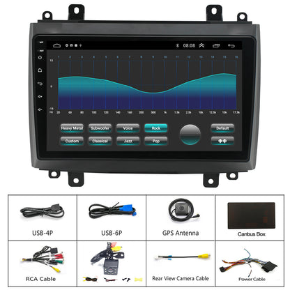 For Cadillac SRX 2003-2007 Radio upgrade,9-inch QLED 8-Core CPU,touch screen Stereo,Wireless CarPlay & Android Auto,keep OEM Controls