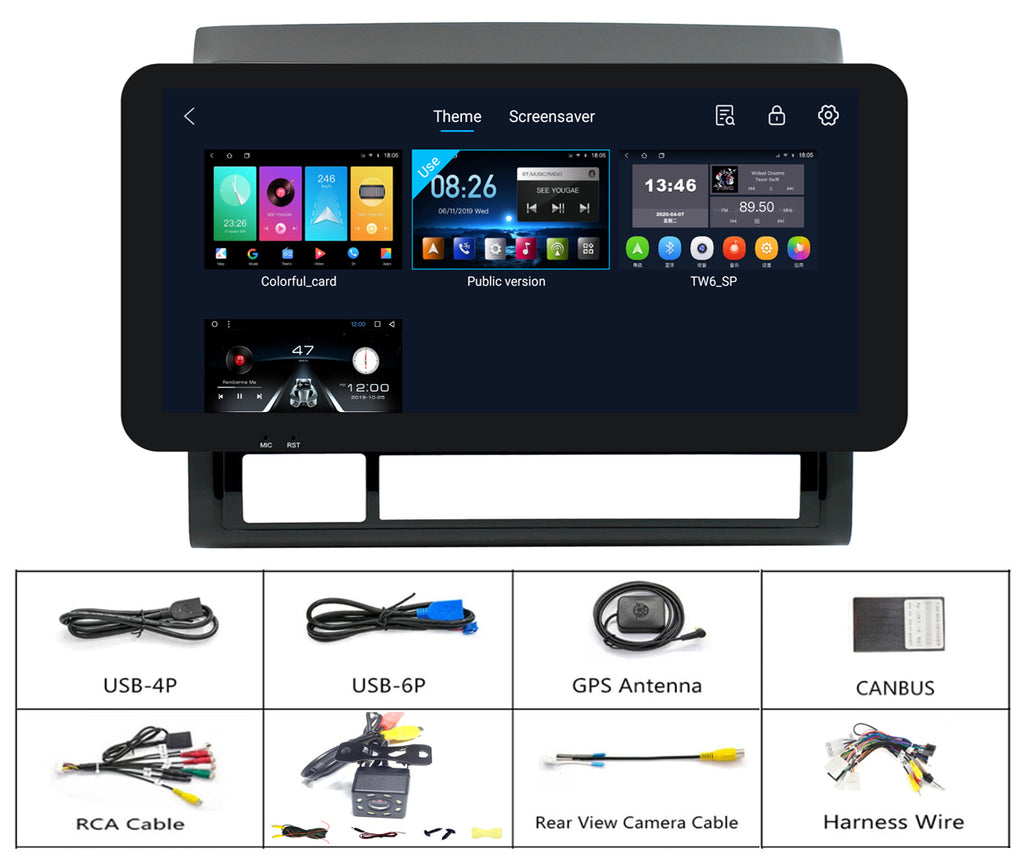 for Toyota Tacoma 2005-2015 Radio upgrade,10.5-inch QLED  8-Core CPU,touch screen Stereo,Wireless CarPlay & Android Auto,keep OEM Controls