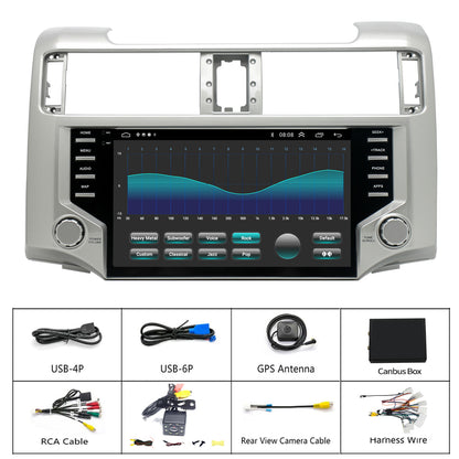 For Toyota 4Runner 2011-2019 Radio upgrade,9-inch QLED  8-Core CPU,touch screen Stereo,Wireless CarPlay & Android Auto,Free camera