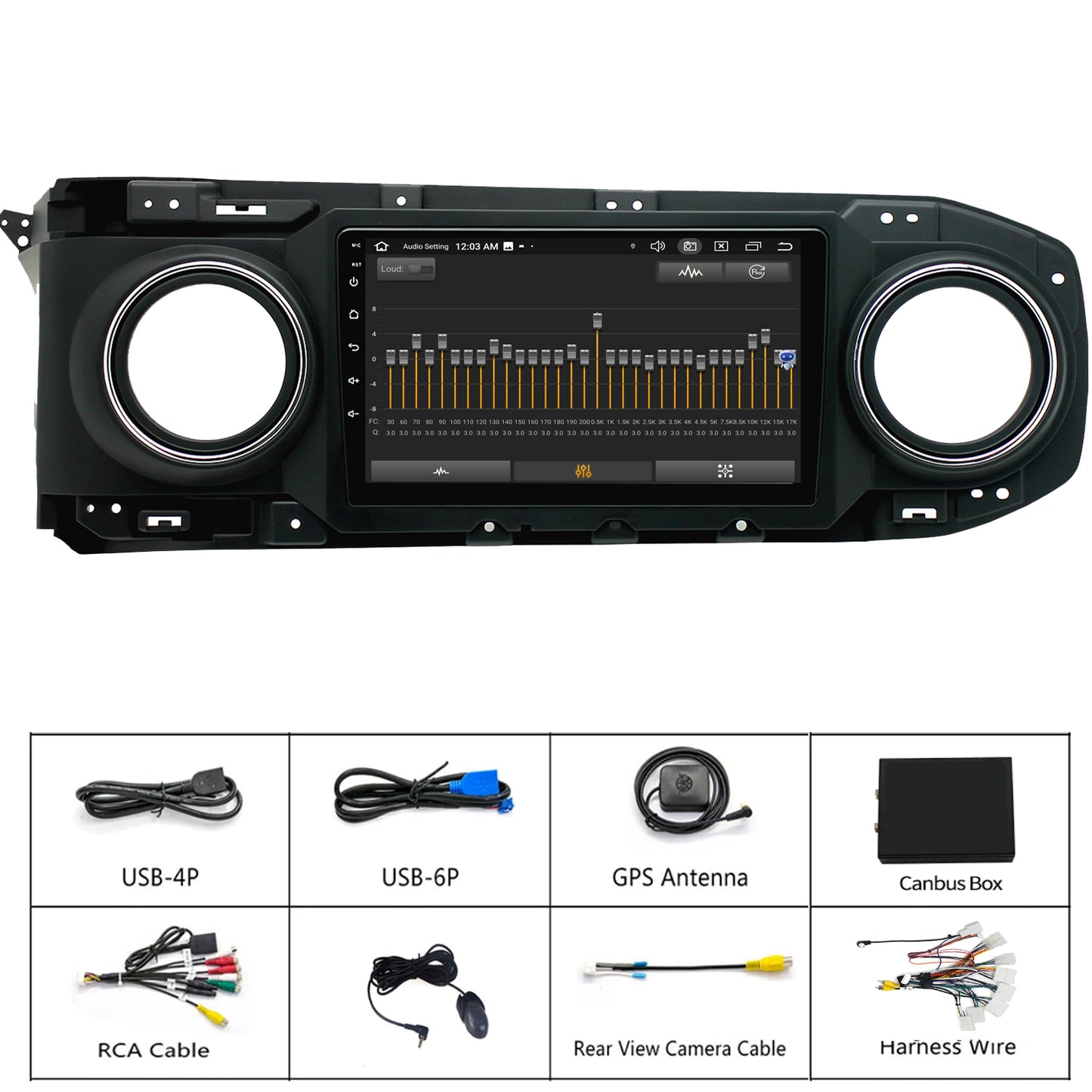 2016 2017 2018 2019 2020 2021 2022 2023 Toyota Tacoma Upgrade Stereo Headunit Apple Carplay Android Auto Pantalla Estéreo