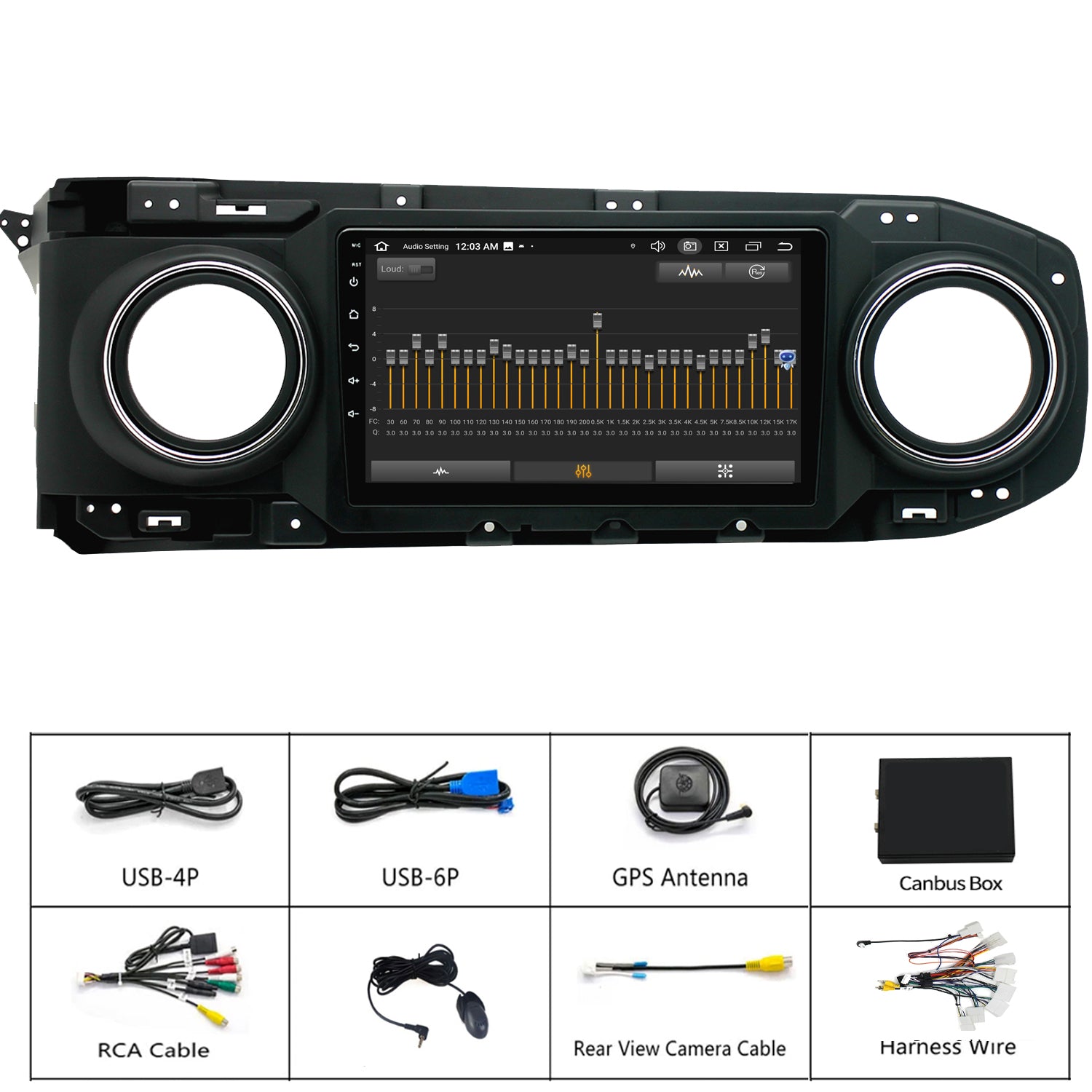 2016 2017 2018 2019 2020 2021 2022 2023 Toyota Tacoma Upgrade Stereo Headunit Apple Carplay Android Auto Pantalla Estéreo