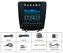 Load image into Gallery viewer, for Ford Mustang 2010-2014 Radio upgrade,9.7-inch QLED 8-Core CPU,touch screen Stereo,Wireless CarPlay &amp; Android Auto,Free camera