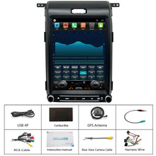 Load image into Gallery viewer, for Ford F150 2013-2014 Radio upgrade,12.1-inch QLED 8-Core CPU,touch screen Stereo,Wireless CarPlay &amp; Android Auto,keep OEM Controls