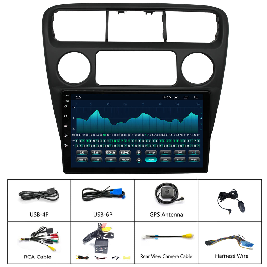 for Honda Accord 6th Gen 1998-2002 Radio upgrade,9-inch QLED 8-Core CPU,touch screen Stereo,Wireless CarPlay & Android Auto,keep OEM Controls