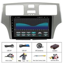 Load image into Gallery viewer, Lexus ES300 ES330 Radio Upgrade 2002-2006 Android Stereo Replacement Build in Wireless carplay Android Auto Bluetooth Wifi Free camera