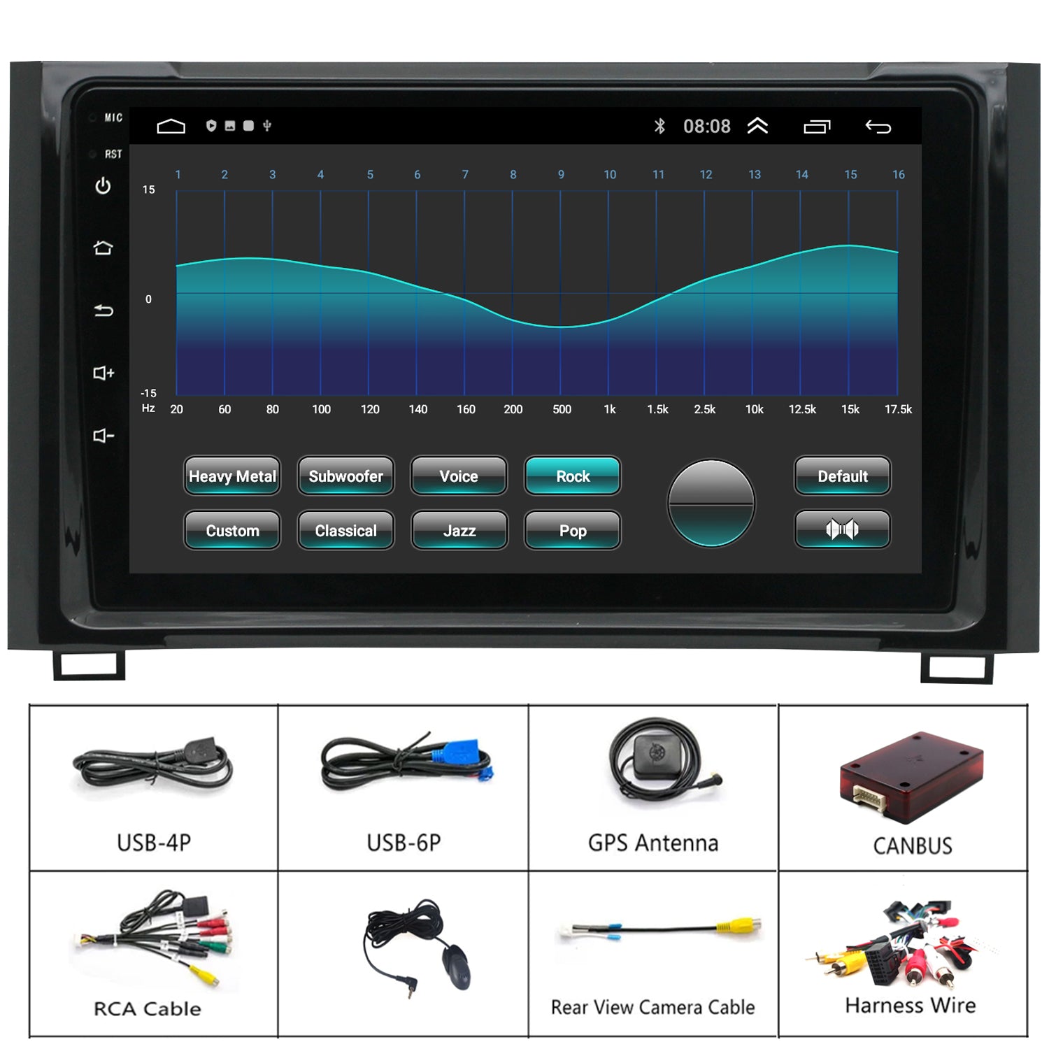 Topdisplay 2014 2015 2016 2017 2018 2019 2020 Toyota Tundra Upgrade Stereo Headunit Apple Carplay Android Auto Pantalla Estéreo