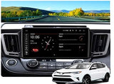 Android Head Unit Radio for Toyota RAV4 2013-2018 10.2inch Tesla Style Car in-Dash GPS Navigation IPS Touch Screen Bluetooth WiFi Build-in Maps Free Rear Camera