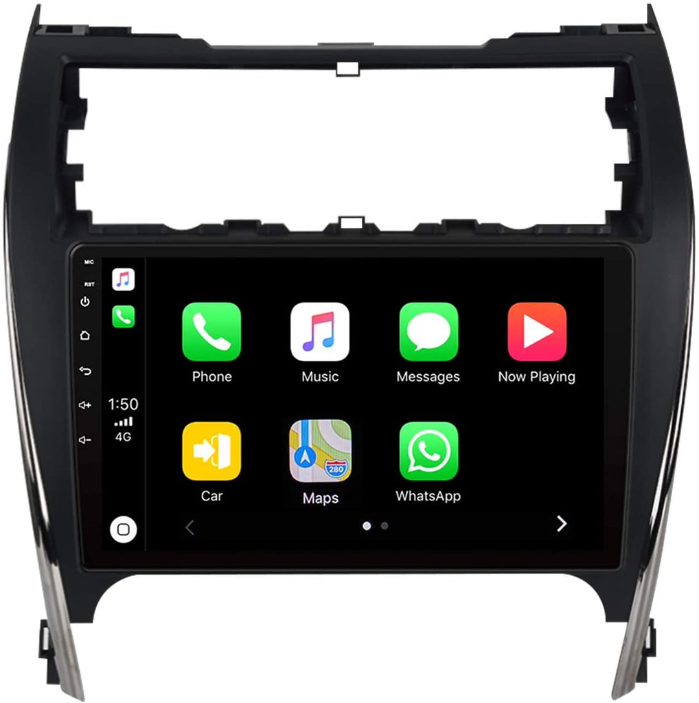Android 10 Radio for Toyota Camry 2012-2014 10.1inch IPS Touch Screen GPS Navigation Wireless Carplay 4G LTE Bluetooth WiFi Free Rear Camera