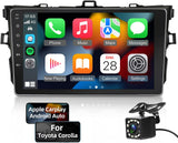 for Toyota Corolla 2009-2013 Radio upgrade,9-inch QLED 8-Core CPU,touch screen Stereo,Wireless CarPlay & Android Auto,keep OEM Controls