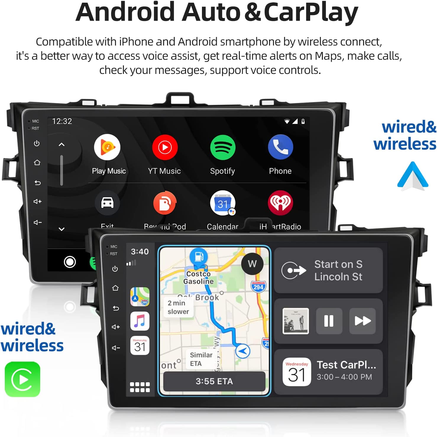 2009 2010 2011 2012 2013 Toyota Corolla Car Touch screen Upgrade