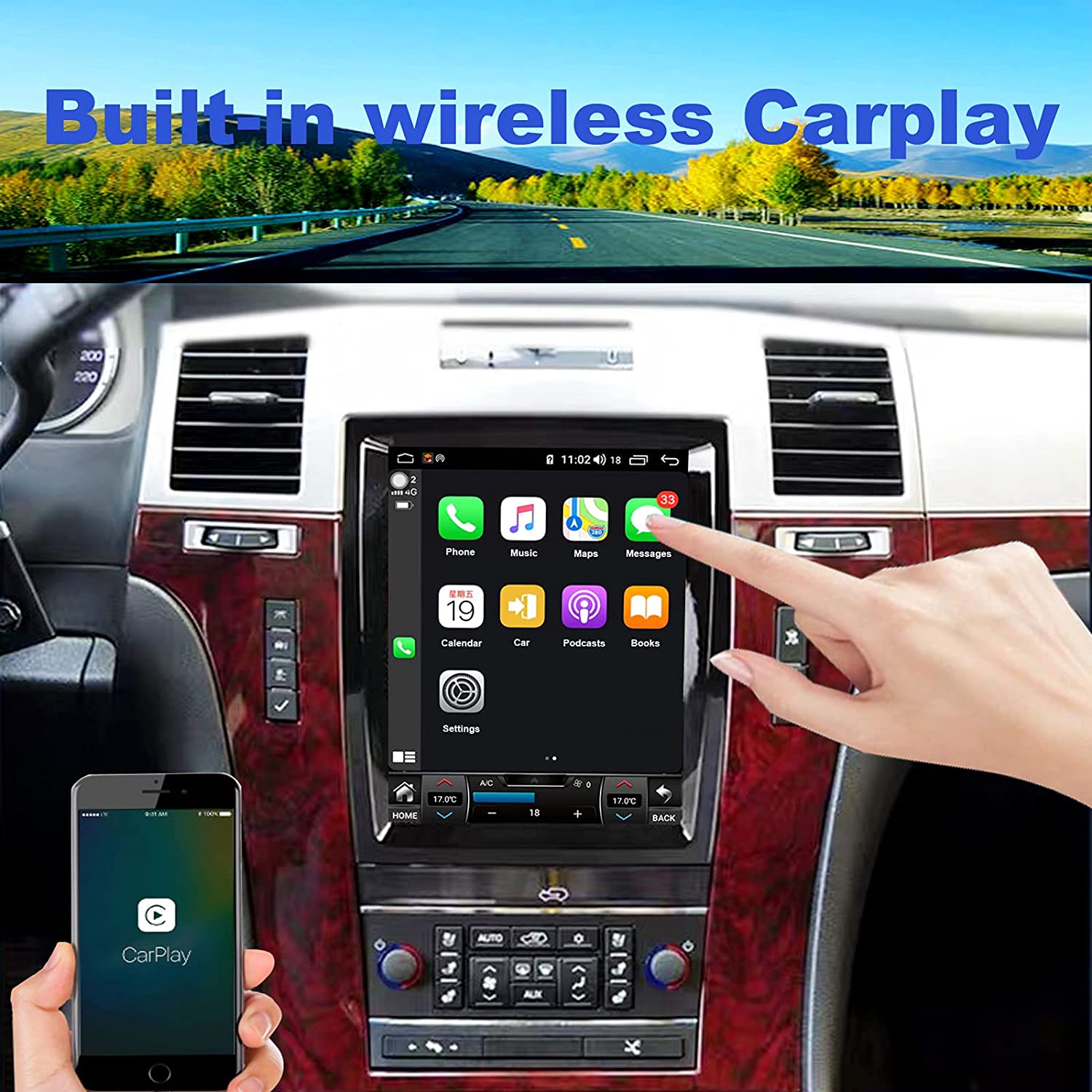 Cadillac Escalade accessories 2007-2014 Android 10 Radio Carplay Screen –  Topdisplay