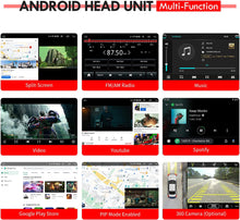 Load image into Gallery viewer, Android Head Unit Radio for Toyota RAV4 2013-2018 10.1inch Tesla Style Car in-Dash GPS Navigation IPS Touch ScreenBluetooth WiFi Build-in Maps Free Rear Camera