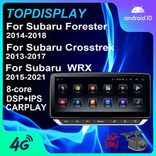 Load image into Gallery viewer, Android 10 Radio for Subaru WRX 2015-2021 10.25inch IPS Touch Screen GPS Navigation Wireless Carplay 4G LTE Bluetooth WiFi Free Rear Camera