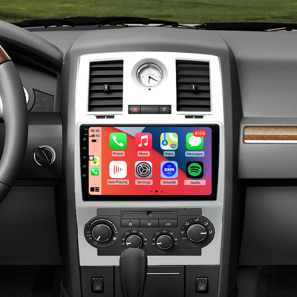 for Chrysler 300 300C 2005-2010 Radio upgrade,9-inch QLED 8-Core CPU,touch screen Stereo,Wireless CarPlay & Android Auto,keep OEM Controls