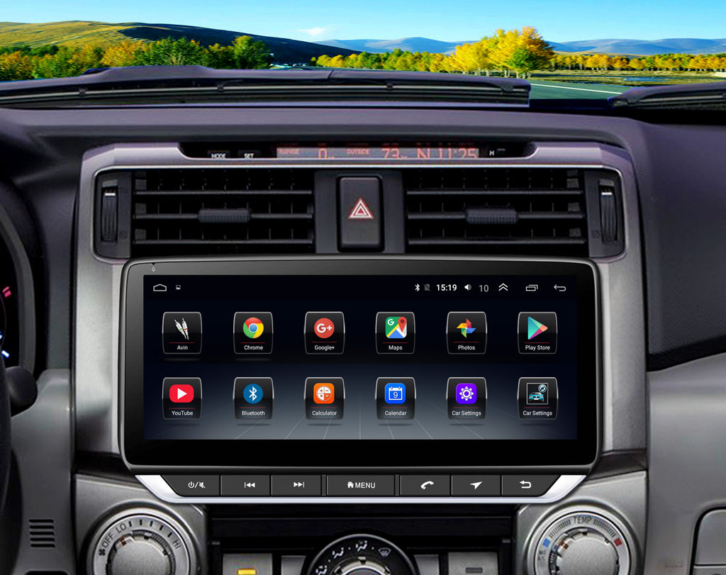 Android 10 Radio for Toyota 4Runner 2010-2019 10.25inch IPS Touch Screen GPS Navigation Wireless Carplay 4G LTE Bluetooth WiFi Free Rear Camera