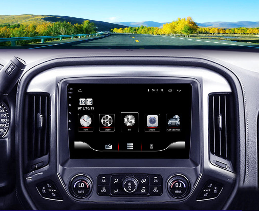 Android Radio Stereo for Silverado Sierra 2014-2019 Navigation