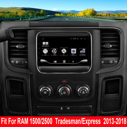 Dodge RAM 1500/2500/3500 Radio upgrade 2013-2018 CarPlay Stereo Screen - Topdisplay 2013 2014 2015 2016 2017 2018 Replacement Headunit Apple Android Auto Accessories Pantalla Estéreo