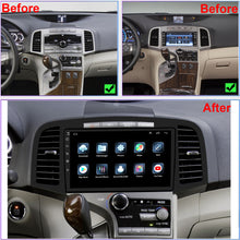 Load image into Gallery viewer, Android 10 Head Unit Radio for  Toyota Venza 2009-2016 Tesla Style Car in-Dash GPS Navigation IPS Touch ScreenBluetooth WiFi Build-in Maps Free Rear Camer