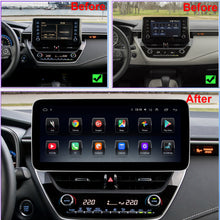 Load image into Gallery viewer, for Toyota Corolla 2020-2022 Radio upgrade,12.3 inch QLED 8-Core CPU,touch screen Stereo,Wireless CarPlay &amp; Android Auto,keep OEM Controls