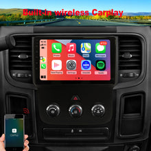 Load image into Gallery viewer, RAM 1500 2500 3500 Radio Upgrade 2013-2018 Trucks Android 10 Stereo Replacement 9inch 1280 * 720 IPS Touch Screen Quad-core CPU 2G RAM 32G ROM Build in Wireless carplay Android Auto Free Camera
