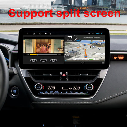 For Toyota Corolla 2020-2022 Radio upgrade,12.3-inch QLED 8-Core CPU,touch screen Stereo,Wireless CarPlay & Android Auto,keep OEM Controls