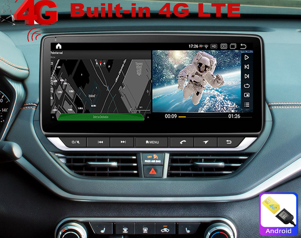 Android 10 Radio for Nissan Altima Teana 2019 2020 2021 2022 10.25inch IPS Touch Screen GPS Navigation Wireless Carplay 4G LTE Bluetooth WiFi Free Rear Camera