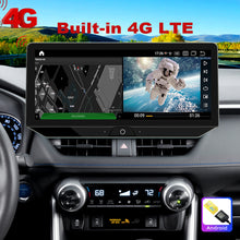 Load image into Gallery viewer, Android 10 Radio for Toyota RAV4 2019-2022 12.3inch Tesla Style Car in-Dash GPS Navigation IPS Touch Screen Bluetooth WiFi