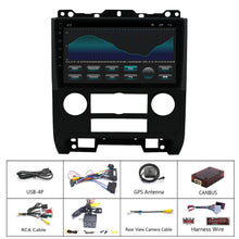 Load image into Gallery viewer, for Ford Escape 2007-2012 Radio upgrade,9-inch QLED 8-Core CPU,touch screen Stereo,Wireless CarPlay &amp; Android Auto,keep OEM Controls