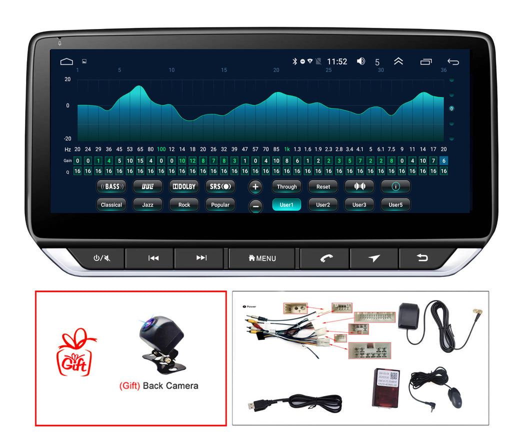Android 10 Radio for Subaru WRX 2015-2021 10.25inch IPS Touch Screen GPS Navigation Wireless Carplay 4G LTE Bluetooth WiFi Free Rear Camera