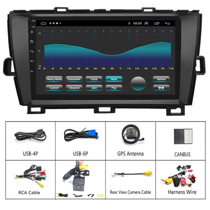 Topdisplay 2010 2011 2012 2013 2014 2015 Toyota Pruis Upgrade Stereo Headunit Apple Carplay Android Auto Pantalla Estéreo