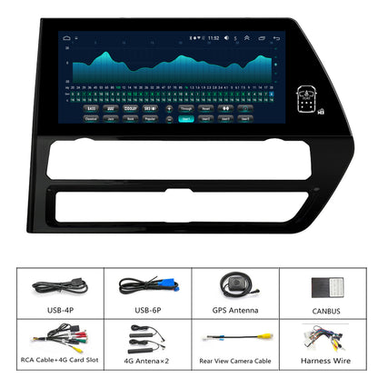 For Toyota Highlander 2020-2022 Radio upgrade,12.3-inch QLED 8-Core CPU,touch screen Stereo,Wireless CarPlay & Android Auto,keep OEM Controls