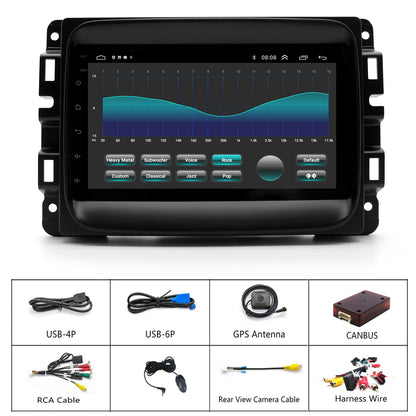 Dodge RAM 1500/2500/3500 Radio upgrade 2013-2018 CarPlay Stereo Screen - Topdisplay 2013 2014 2015 2016 2017 2018 Replacement Headunit Apple Android Auto Accessories Pantalla Estéreo