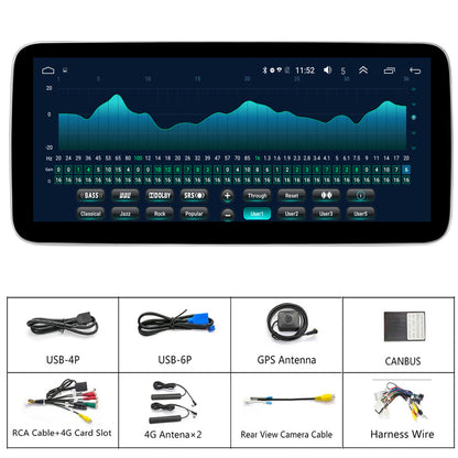 For Toyota Corolla 2020-2022 Radio upgrade,12.3-inch QLED 8-Core CPU,touch screen Stereo,Wireless CarPlay & Android Auto,keep OEM Controls