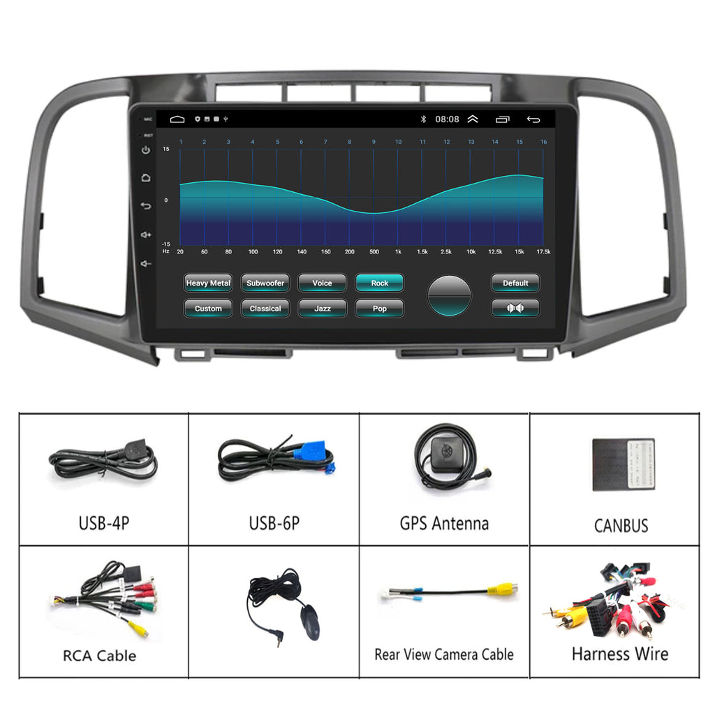 for Toyota Venza 2009-2016 Radio upgrade,9-inch QLED 8-Core CPU,touch screen Stereo,Wireless CarPlay & Android Auto,keep OEM Controls