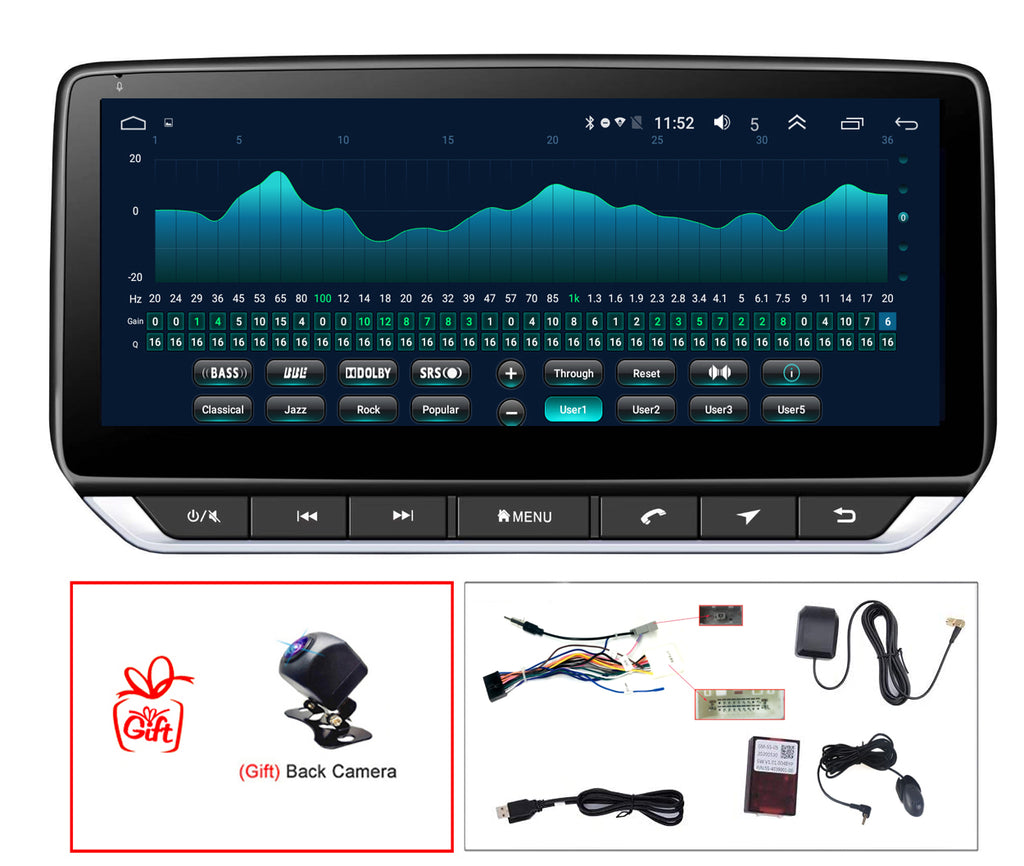 Android 10 Radio for Subaru Impreza WRX 2011-2014 10.25inch IPS Touch Screen GPS Navigation Wireless Carplay 4G LTE Bluetooth WiFi Free Rear Camera
