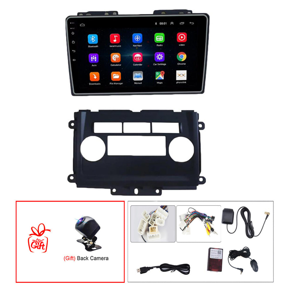 Android 10 Head Unit Radio for Nissan Frontier 2009-2012 10.1inch Stereo IPS Touch Screen CarplayWiFi GPS Navigation Free Camera